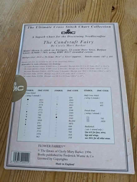 Photo of free Candyluft Fairy Cross Stitch (Penrith CA11) #2