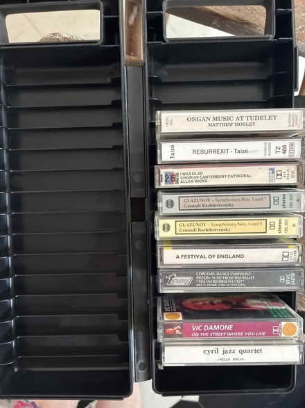 Photo of free Music cassette tapes & holder (E5 UpperClapton) #1