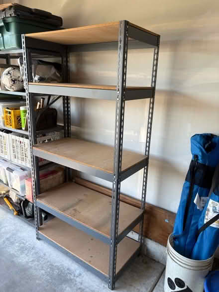 Photo of free Steel shelf unit (Batavia) #1