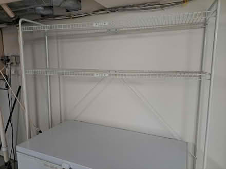 Photo of free 62 inch shelving unit (winnetka) #1
