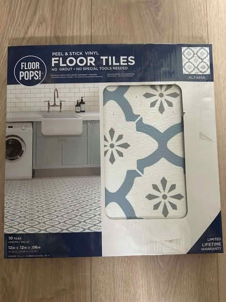 Photo of free Vinyl peel and stick tiles (Ware SG12) #2