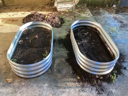 Photo of free 2 metal planters / raised beds (Petworth/ Park View) #1