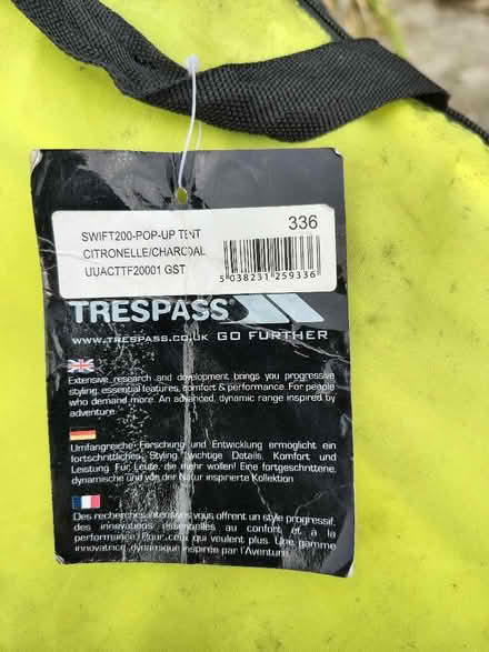 Photo of free Pop-up 2 person tent (Clewer Green SL4) #2