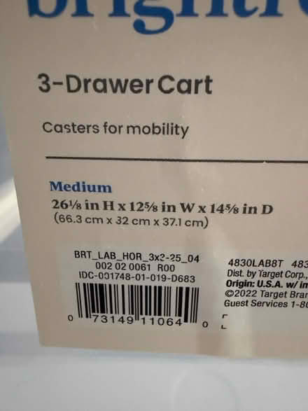 Photo of free Plastic drawers - narrow (Downers Grove - South) #3