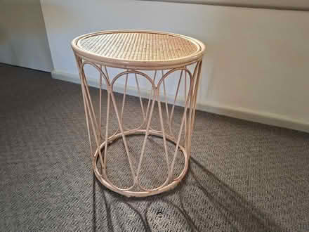 Photo of free Cane look side table (Pascoe Vale) #1