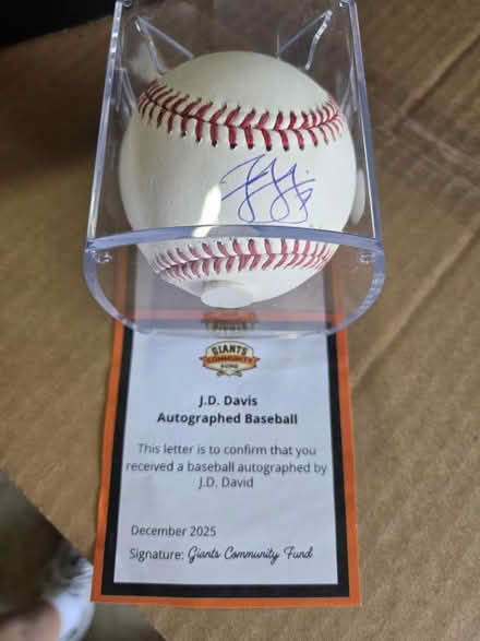 Photo of free SF Giants autographed items (North Sunnyvale) #3