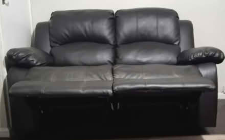 Photo of free 2 Seater Faux Leather Reliner (Bottisham) #1