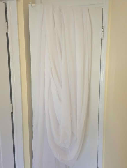 Photo of free Long white drape (~25 ft) (Hill East) #1