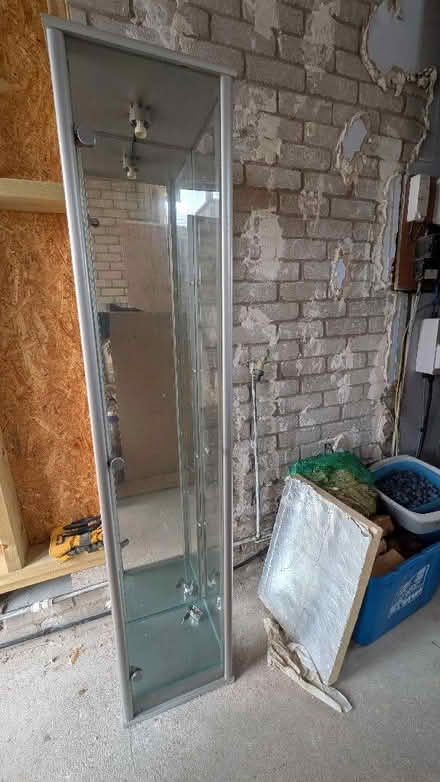 Photo of free Glass display cabinet (Levens LA8) #1