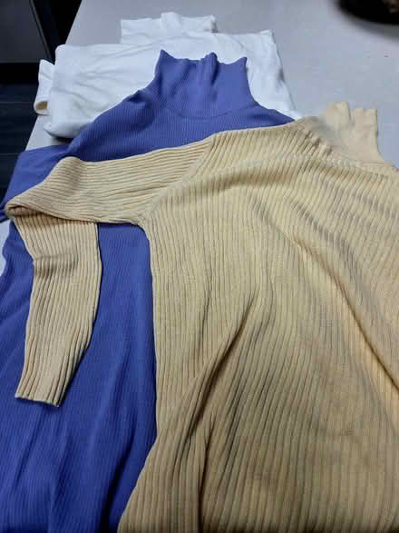 Photo of free 3 polo neck tops size 12 (Ladywell SE13) #1