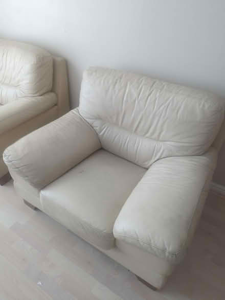 Photo of free Cream sofa and chair (Houghton Regis LU5) #3