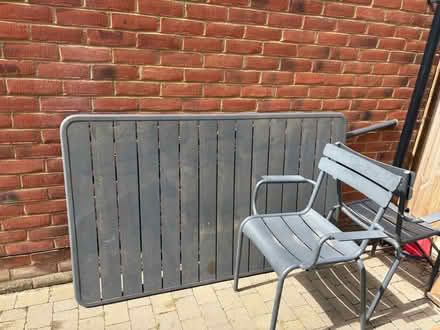Photo of free Outdoor designer table and two chairs - Fermob (Kings Hill ME19) #1
