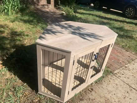 Photo of free Large Corner Pet Dog Crate (Alexandria VA) #1