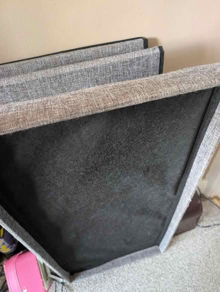 Photo of free Grey folding fabric ottomon (Bedfont TW14) #1