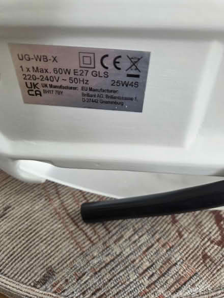 Photo of free Ceramic wall lights x 2 (Bedford MK41) #3
