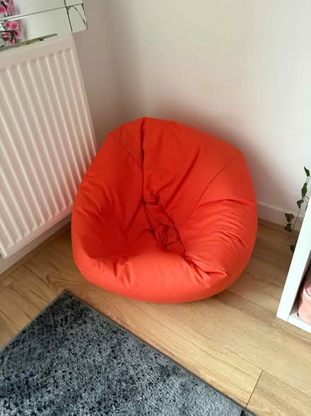 Photo of free Orange bean bag (Greenwich) #2