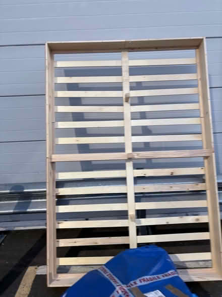 Photo of free European Double Wood Bed Frame (York Way N7) #3