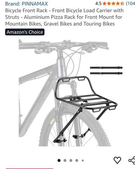 Photo of free Pinnamax bicycle front rack (E1, Shadwell) #1