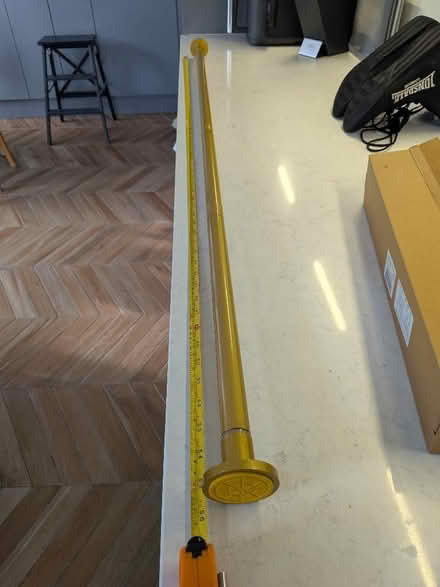Photo of free Gold extendable shower curtain (Springfield CM1) #1