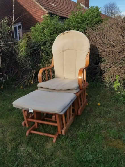 Photo of free Glide Type Rocking Chair + Footrest (Redbourn AL3) #1