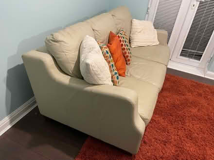 Photo of free Three seater leather sofa (Canton CF11) #2