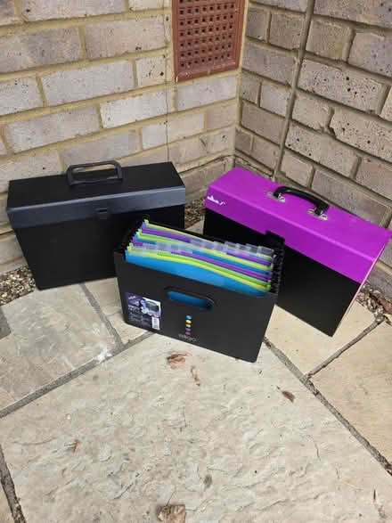 Photo of free File boxes (Finchampstead RG40) #1