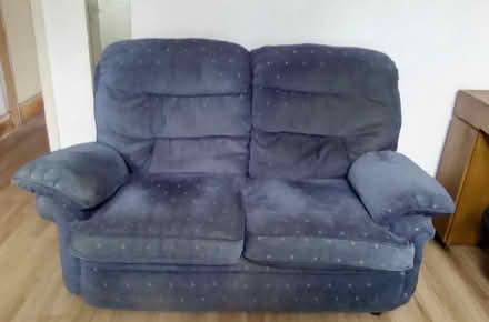Photo of free Blue 2 seater sofa (Stockport SK3) #1