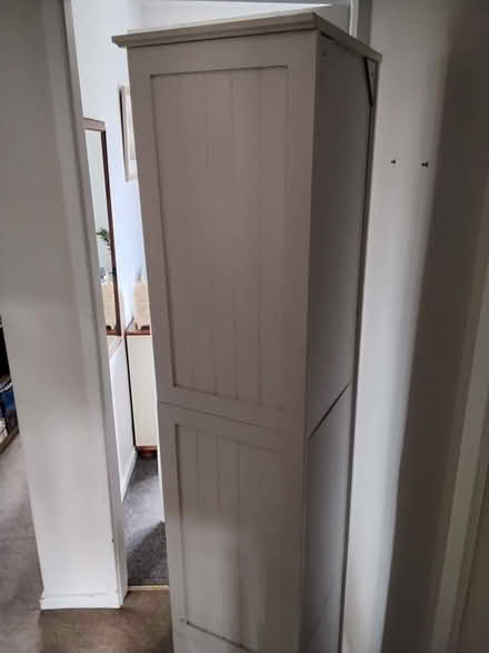 Photo of free White free-standing bathroom cabinet with cupboard & drawer (Parkhead S11) #2