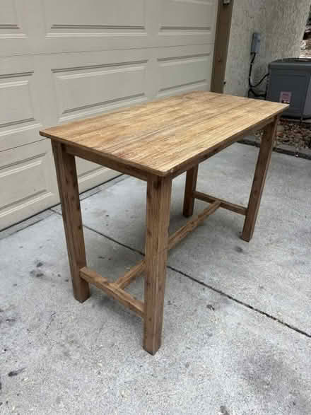 Photo of free Sturdy wood table (Saratoga - Hwy 9) #2
