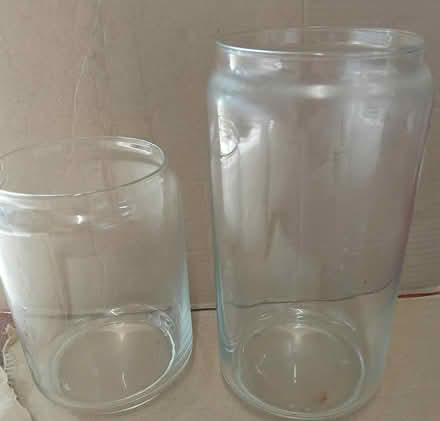 Photo of free 2 X glass storage jars USED (Burnham) #1