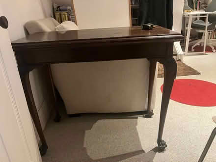 Photo of free Antique Card table in need of TLC (Drumcondra) #3