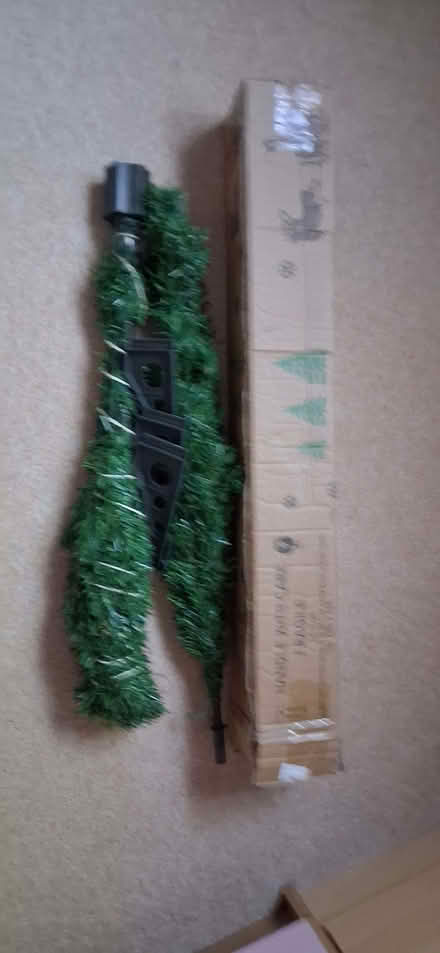 Photo of free 4ft Christmas tree with stand boxed (Wigmore LU2) #1