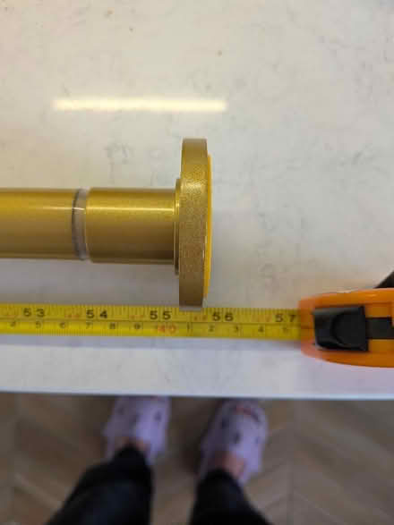 Photo of free Gold extendable shower curtain (Springfield CM1) #2