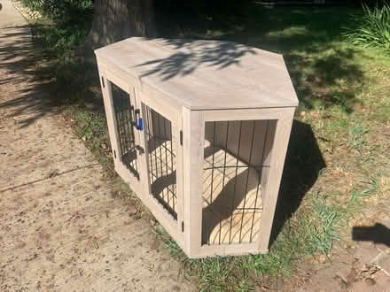 Photo of free Large Corner Pet Dog Crate (Alexandria VA) #2