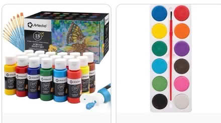 Photo of Water/ acrylic colours, sketch pens (Galway) #1