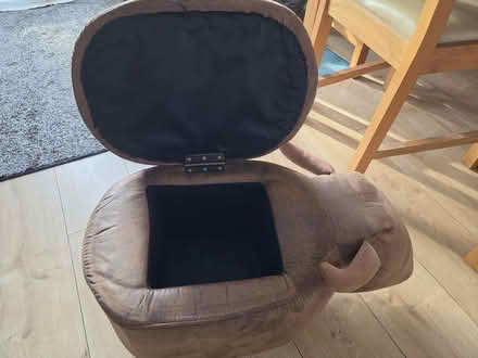 Photo of free Brown bull footrest and storage (Cople MK44) #3