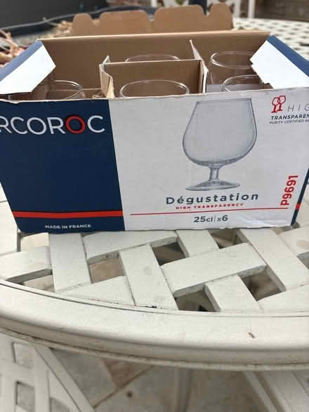 Photo of free 6 cognac glasses, used once (Northchurch HP4) #2