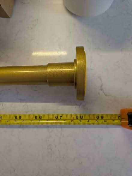 Photo of free Gold extendable shower curtain (Springfield CM1) #3