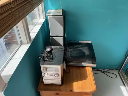 Photo of free Mini music system with turntable, tape deck and cd player. (Carbis Bay TR26) #1