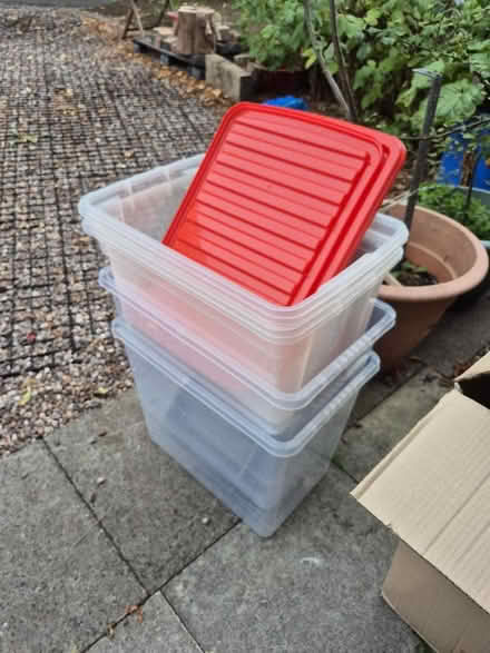 Photo of free Plastic storage boxea (Hollinswood TF3) #1
