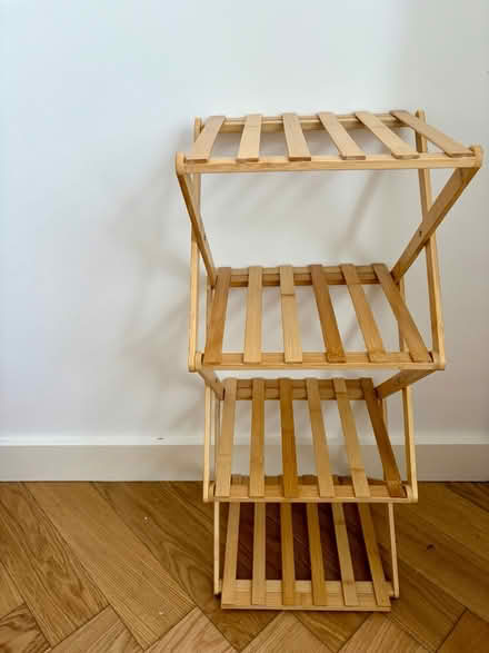 Photo of free 4-Tier Bamboo Shoe Rack (St John’s Wood NW8) #2