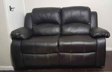 Photo of free 2 Seater Faux Leather Reliner (Bottisham) #3