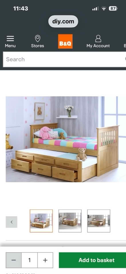 Photo of free Trundle Bed (L37 Formby) #1