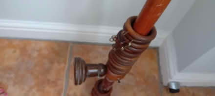Photo of free Wooden curtain pole (Benhall GL51) #2