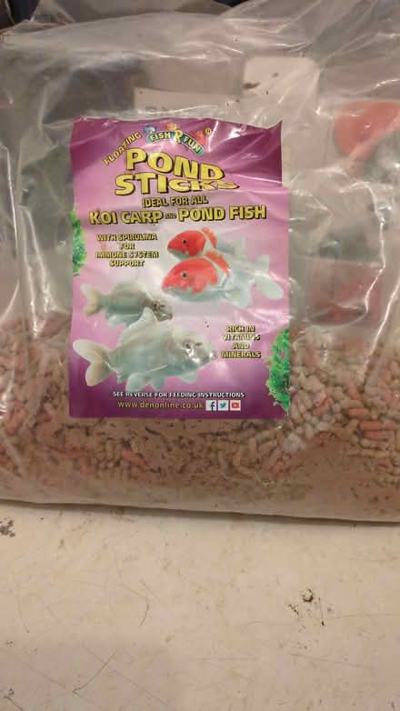 Photo of free Bag of pond sticks fish food (Eastlands CV21) #1