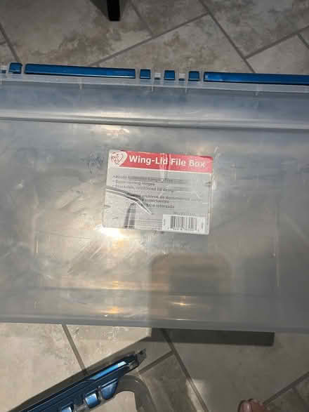 Photo of free 3 plastic storage bins (Ossining NY) #3