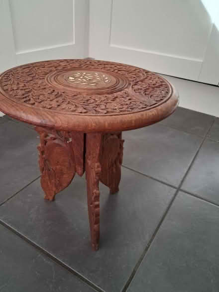 Photo of free Indian Wooden side table (Rainham Mark ME8) #1