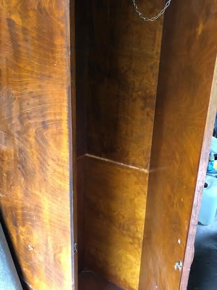 Photo of free Tall wood wardrobe/cupboard (Well green Hale WA15 8PN) #2