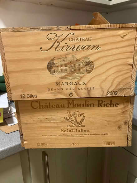 Photo of free 2x wooden wine boxes (Sharrow S11) #2