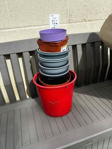 Photo of free Plastic plant pots (Bagslate Moor OL11) #1